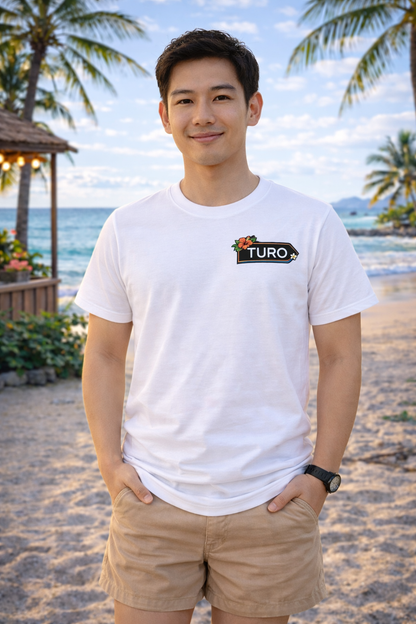 Turo Host Tee & Hoodie — Hustle Host Profit Graphic | Aloha Hawaii Edition