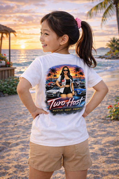Turo Host Tee & Hoodie — Hustle Host Profit Graphic | Aloha Hawaii Edition