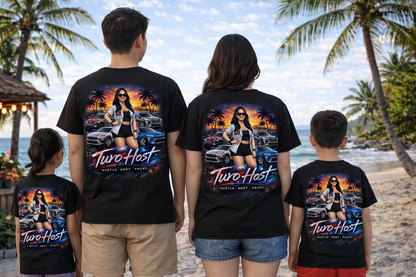 Turo Host Tee & Hoodie — Hustle Host Profit Graphic | Aloha Hawaii Edition